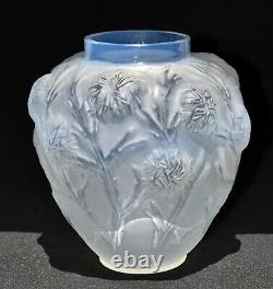 Beautiful Signed SABINO France Vase LES OURSINS Opalescent 19cm