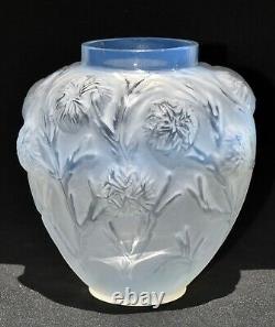 Beautiful Signed SABINO France Vase LES OURSINS Opalescent 19cm