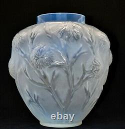 Beautiful Signed SABINO France Vase LES OURSINS Opalescent 19cm