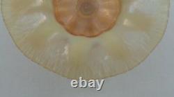 Beautiful Tiffany Favrile Opalescent Pastel Art Glass Compote