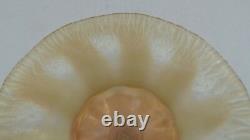 Beautiful Tiffany Favrile Opalescent Pastel Art Glass Compote