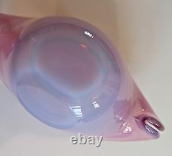 C1950 Venetian, Murano, Archimede Seguso Opalescent Clam Shell Double Based Bowl