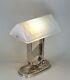 Charles Ranc French 1930 Art Deco Lamp Opalescent Glass. Modernist Muller Era