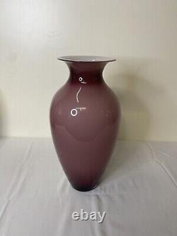 Carlo Nason Murano Opaline Vase Height 52 cm