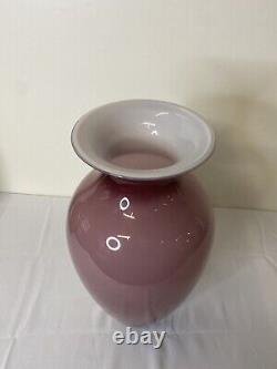 Carlo Nason Murano Opaline Vase Height 52 cm