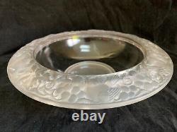 D'Avesn LARGE FRENCH Art Deco opalescent Glass bowl