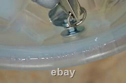 EJG FRENCH 1930 OPALESCENT ART DECO CHANDELIER pendant lamp EZAN muller era