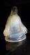 Etling Opalescent/ Virgin Mary Statue Signed Etling France