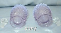 FENTON GLASSMINTVINTAGE40'sWISTERIAOPALESCENTHOBNAILPERFUME/POWDER/VANITY