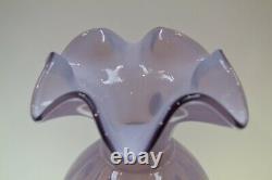 FENTON VASE Violet Opaline'06 Mom EX 3206QP #278/1500 FREE USA SHIPPING