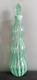 Fenton Art Glass New World Sea Mist Green Opalescent Wine Bottle Decanter