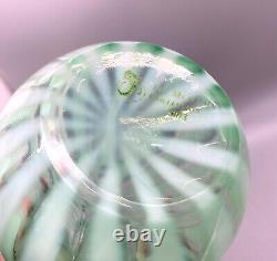Fenton Art Glass New World Sea Mist Green Opalescent Wine Bottle Decanter