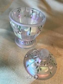 Fenton Art Glass french opalescent Miniature Table Set