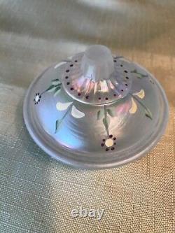 Fenton Art Glass french opalescent Miniature Table Set