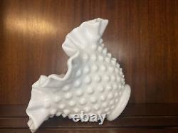 Fenton Daisy And Fern, Silver Crest, And Hobnail Opalescent Lot 5 Pieces