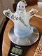 Fenton Ghost Opalescent Art Glass Figurine Hand Painted Signed By Artist