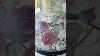 Fenton Glass Blush Rose On Opaline Lamp Up For Auction