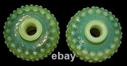 Fenton Hobnail Topaz Opalescent Vanity / Cologne / Perfume Set