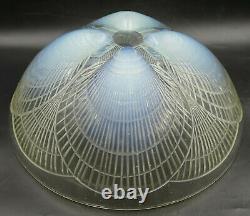 French ART DECO Large Opalescent Coquille Glass Bowl by Rene Lalique, ca 1924