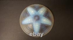 French Choisy-le Roi Art Glass 9.25 Opalescent Star Fish Bowl, c. 1930