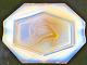 French Etling Opalescent Art Glass Art Deco Diana Huntress 1920s Ashtray Sabino
