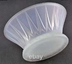 French Opalescent Glass ANDRÉ HUNEBELLE Cactus Bowl Art Deco 1920's