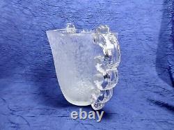 French Opalescent Glass Vase by Pierre D'Avesn