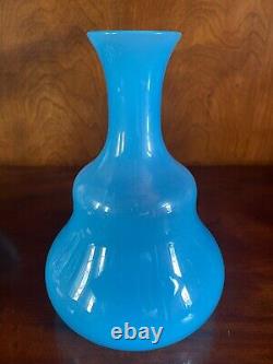 French Opaline Glass Tumble Up Bedside Carafe Set