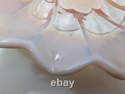 Glass Shell Bowl Duncan Miller Pink Opalescent Garden Bowl Art Sanibsil Floating