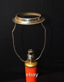 Holmgaard Original Danish table lamp mid-century Opaline tinted glass C1960s