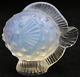 Lalique France Opalescent Puffer Fish Art Glass Sculpture In Box