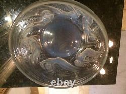 Lalique Ondines Opalescent Bowl