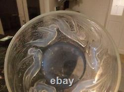 Lalique Ondines Opalescent Bowl