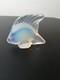 Lalique Signed Opalescent Angel Fish