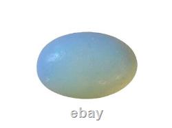 Large Antique Opalescent Glass Egg