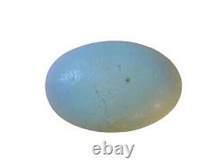 Large Antique Opalescent Glass Egg