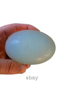 Large Antique Opalescent Glass Egg