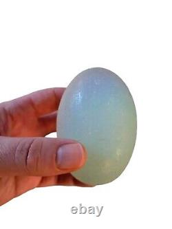 Large Antique Opalescent Glass Egg