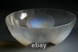 Large Art Deco Sabino Opalescent Glass Bowl