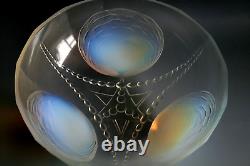 Large Art Deco Sabino Opalescent Glass Bowl