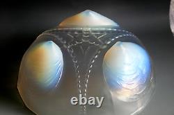 Large Art Deco Sabino Opalescent Glass Bowl