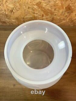 Large Ball Vase, Opalescent Glass Art Deco, Fish, Sabino Era, Lalique