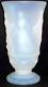 Large Opalescent Art Glass Vase Musician & Dancers France Menuet Etling Sabino