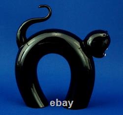Lucio Zanetti SCULPTURE Cat opaline glass MURANO VENICE LA MURRINA DISCOUNTED