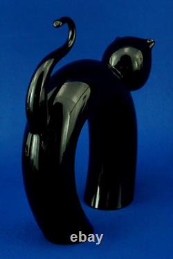 Lucio Zanetti SCULPTURE Cat opaline glass MURANO VENICE LA MURRINA DISCOUNTED