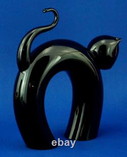 Lucio Zanetti SCULPTURE Cat opaline glass MURANO VENICE LA MURRINA DISCOUNTED