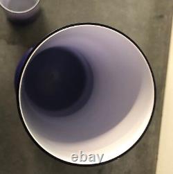 Mid Century Kastrup Raymor Purple Vase LARGE with matching tumbler