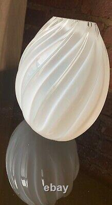 Mid Century Murano Opalescent Art Glass Vase Archimedes Seguso for Venini MCM