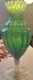 Mint Stunning Opalescent Empoli Pedestal Glass Vase 1950-60 Stelvia 12 Tall 966