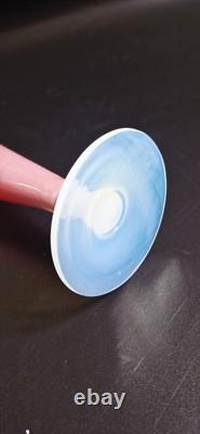 Murano Glass Pink Opaline Large Vase